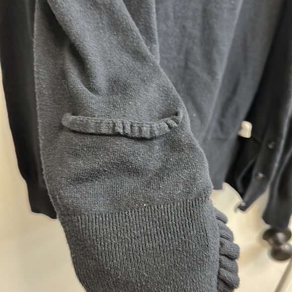 Gap Black Cardigan XXL Girls With Pockets on each side - Picture 4 of 7